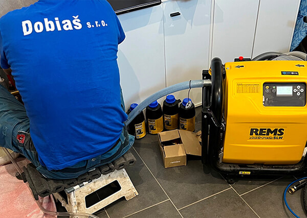 Preplachovanie ústredného kúrenia